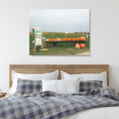 Pompoenplekstandaard Halloween Herfst Canvas Kunst (Insitu (Slaapkamer))