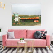Pompoenplekstandaard Halloween Herfst Canvas Kunst (Insitu (Woonkamer))