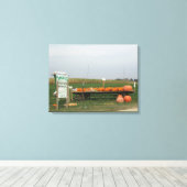 Pompoenplekstandaard Halloween Herfst Canvas Kunst (Insitu (Houten vloer))