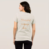 Pompoenplukkers Tri-Blend Shirt (Achterkant volledig)