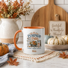 Pompoenplukkersmarkt Pompoen Plukken Herfst Mok