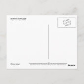 Pompoenprotest - Permanent met arbeid Briefkaart (Achterkant)