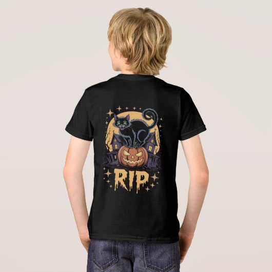pompoenprowler Tri-Blend shirt (Achterkant volledig)