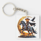 pompoenruiter sleutelhanger (voorkant)