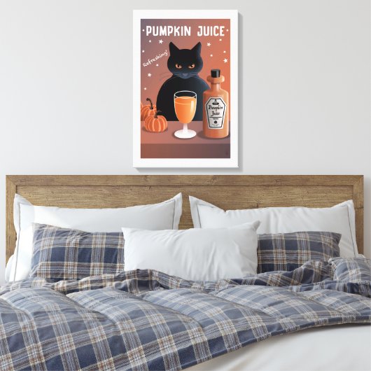 Pompoensap Canvas Afdruk (Insitu (Slaapkamer))