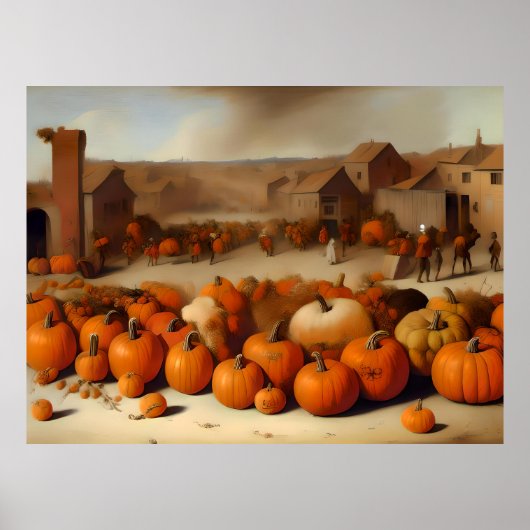 pompoenschans poster (Voorkant)