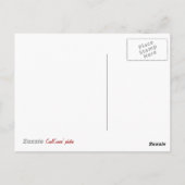 Pompoenscherm Briefkaart (Achterkant)