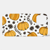 Pompoenschetsen: met de hand getekend naadloos pat Case-Mate iPhone case (Achterkant (horizontaal))