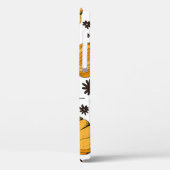 Pompoenschetsen: met de hand getekend naadloos pat Case-Mate iPhone case (Achterkant / Links)