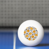 Pompoenschetsen: met de hand getekend naadloos pat pingpongbal (Net)