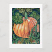 Pompoenschilderij blanco briefkaart (Voorkant)