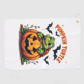 pompoenschildpad golfhanddoek (Horizontaal)