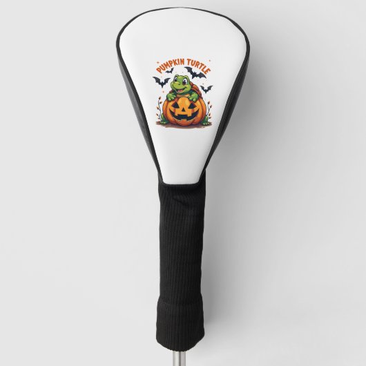 pompoenschildpad golfheadcover (Voorkant)