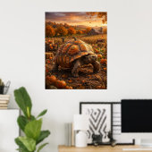 Pompoenschildpad Oogst Poster (Thuiskantoor)