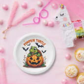 pompoenschildpad papieren bordje (Feest)