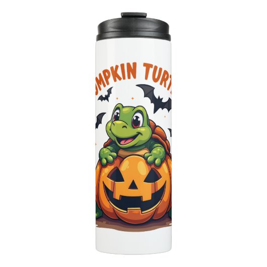 pompoenschildpad thermosbeker (Voorkant)