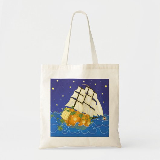 Pompoenschip op Zee Cinderella Fairytale Tote Bag (Voorkant)