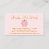 Pompoenschoenen voor Baby Informatiekaartje (Voorkant)