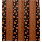 Pompoenschotelgordijn Douchegordijn (Voorkant)