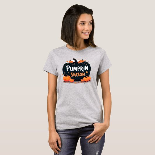 Pompoenseizoen, Dag van de Thanksgiving T-shirt (Voorkant volledig)