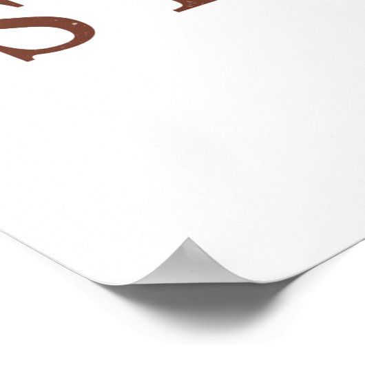 Pompoenseizoen grillig ongekaderd poster (Hoek)