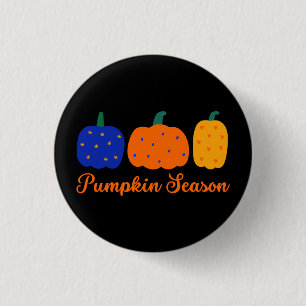 Pompoenseizoen Halloween Ronde Button 3,2 Cm