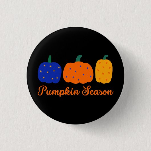 Pompoenseizoen Halloween Ronde Button 3,2 Cm (Voorkant)