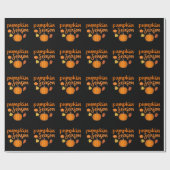 Pompoenseizoen Herfst Cadeaupapier (Vlak)