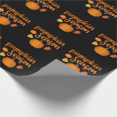 Pompoenseizoen Herfst Cadeaupapier (Hoek)