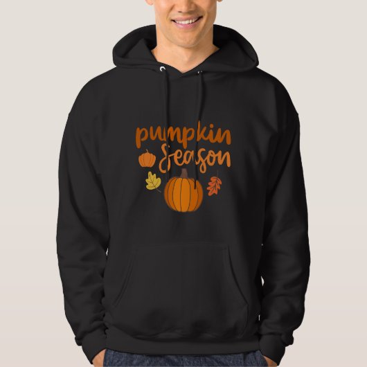 Pompoenseizoen Herfst Hoodie (Voorkant)