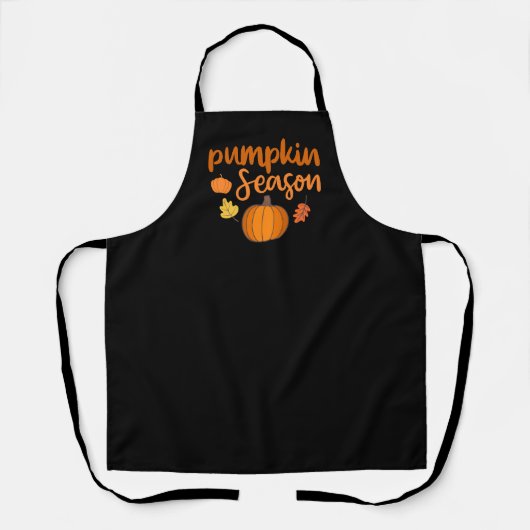 Pompoenseizoen Herfst Schort (Voorkant)