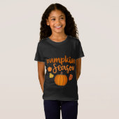 Pompoenseizoen Herfst T-shirt (Voorkant volledig)