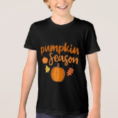 Pompoenseizoen Herfst Tri-Blend Shirt (Voorkant)