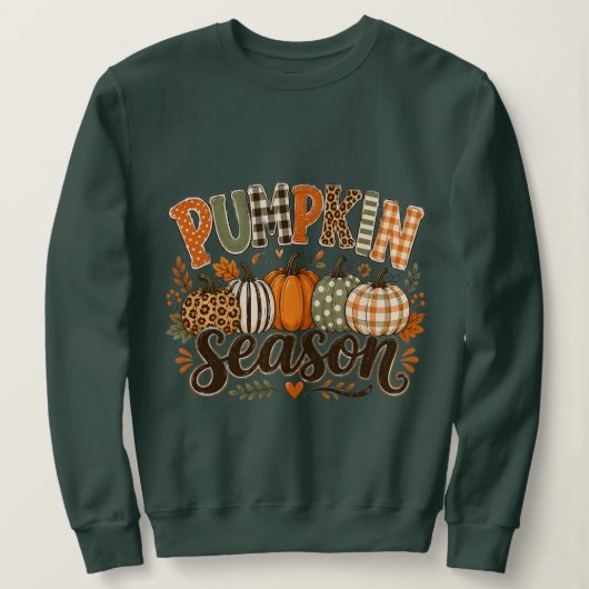 Pompoenseizoen Herfst Trui (Design voorkant)