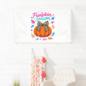 Pompoenseizoen Leopard Bow Design - Schattigee Her Spandoek (Insitu)