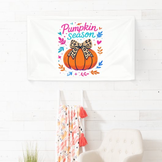 Pompoenseizoen Leopard Bow Design - Schattigee Her Spandoek (Insitu)