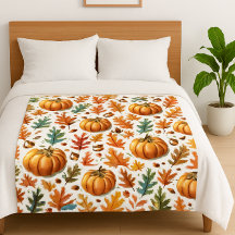 Pompoenseizoen met herfstbladeren knus