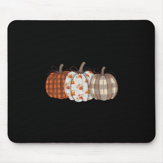 Pompoenseizoen Patchwork Thanksgiving Herfst  Muismat (Voorkant)