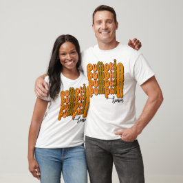 Pompoenseizoen, Retro Herfst Thanksgiving T-shirt