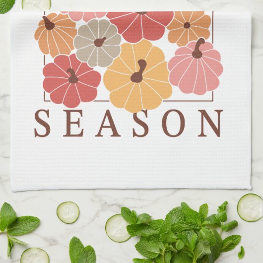 Pompoenseizoen Theedoek (Gevouwen)