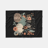 Pompoenseizoen Wilde Bloem Thanksgiving Herfst  Fleece Deken (Voorkant (Horizontaal))