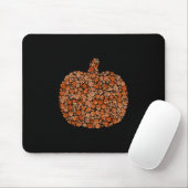 Pompoenseizoen Wilde Bloem Thanksgiving Herfst Muismat (Met muis)