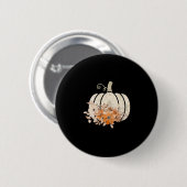 Pompoenseizoen Wilde Bloem Thanksgiving Herfst Ronde Button 5,7 Cm (Voorkant /achterkant)