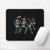 Pompoenskelet Halloween Muismat (Met muis)