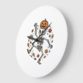 Pompoenskelethemd Vintage Gravure Herfst Da Grote Klok (Hoek)