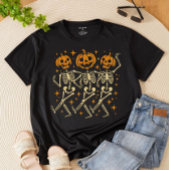 pompoenskeletshirt Tri-Blend shirt