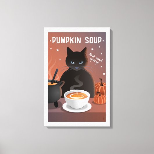 Pompoensoep Canvas Afdruk (Voorkant)