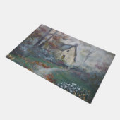 "Pompoensoep - Een Engels Cottage" Deurmat (Schuin)