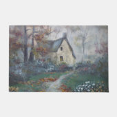 "Pompoensoep - Een Engels Cottage" Deurmat (Voorkant)