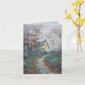 "Pompoensoep - Een Engels Cottage" Kaart (Gele Bloem)